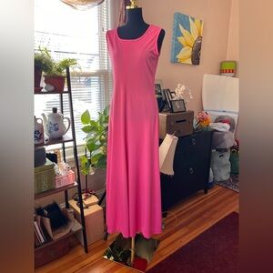 Vintage 1970’s Pink Maxi Disco Dress